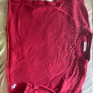 Ambercrombie Kids Girls Red Sweater